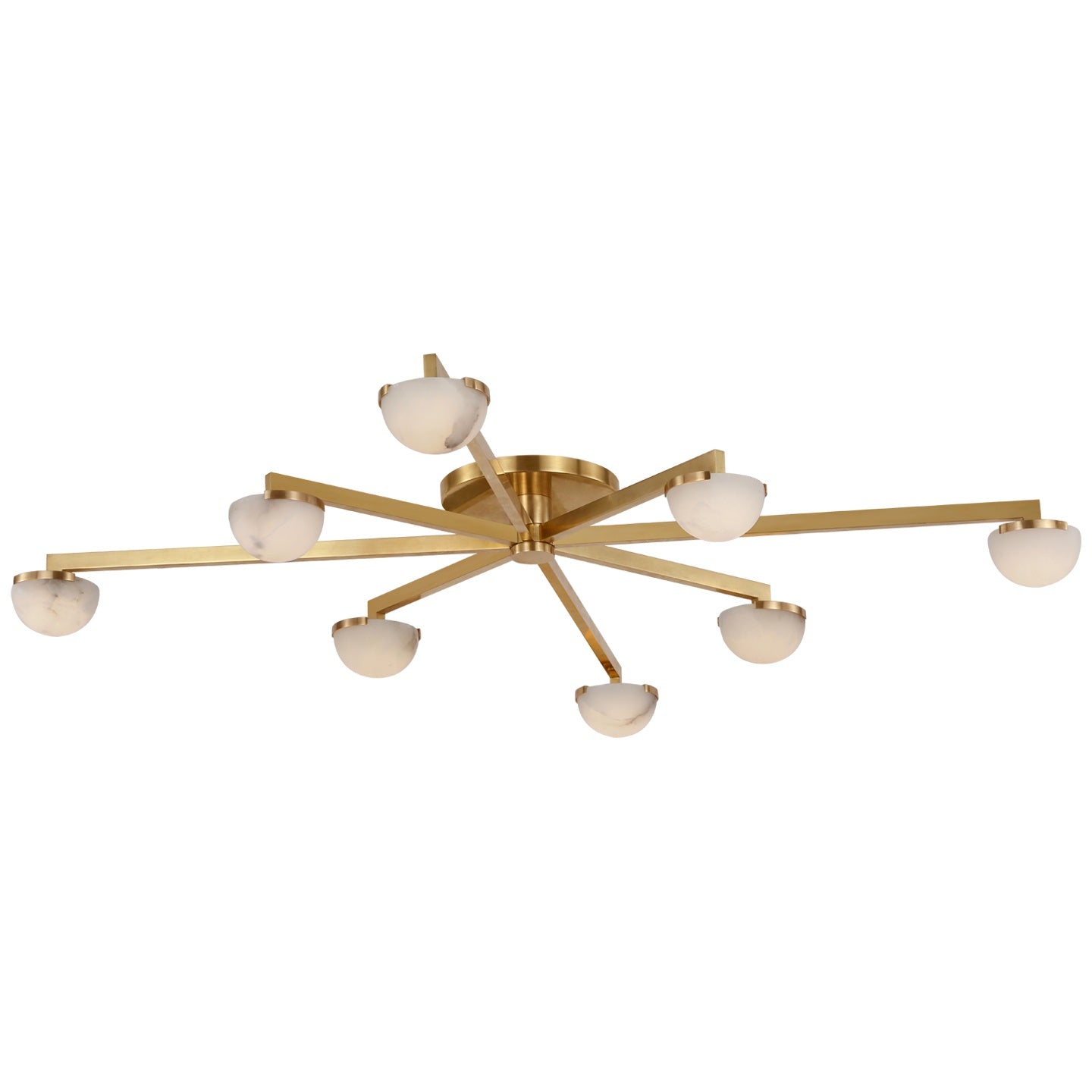 VISUAL COMFORT SIGNATURE, PEDRA STAGGERED ARM FLUSH MOUNT, FLUSH MOUNT CEILING LIGHTS