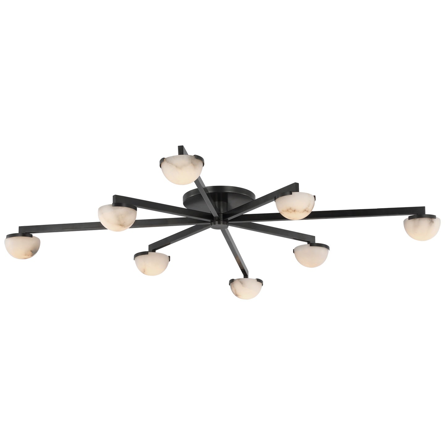 VISUAL COMFORT SIGNATURE, PEDRA STAGGERED ARM FLUSH MOUNT, FLUSH MOUNT CEILING LIGHTS