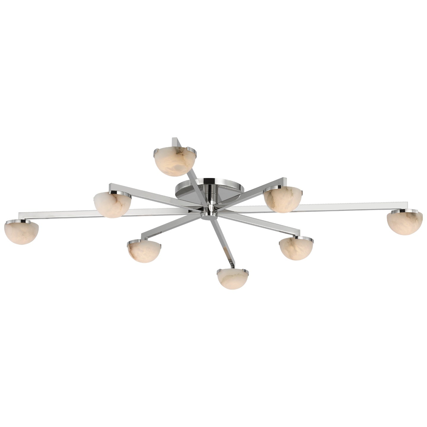 VISUAL COMFORT SIGNATURE, PEDRA STAGGERED ARM FLUSH MOUNT, FLUSH MOUNT CEILING LIGHTS