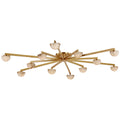 VISUAL COMFORT SIGNATURE, PEDRA STAGGERED ARM FLUSH MOUNT, FLUSH MOUNT CEILING LIGHTS