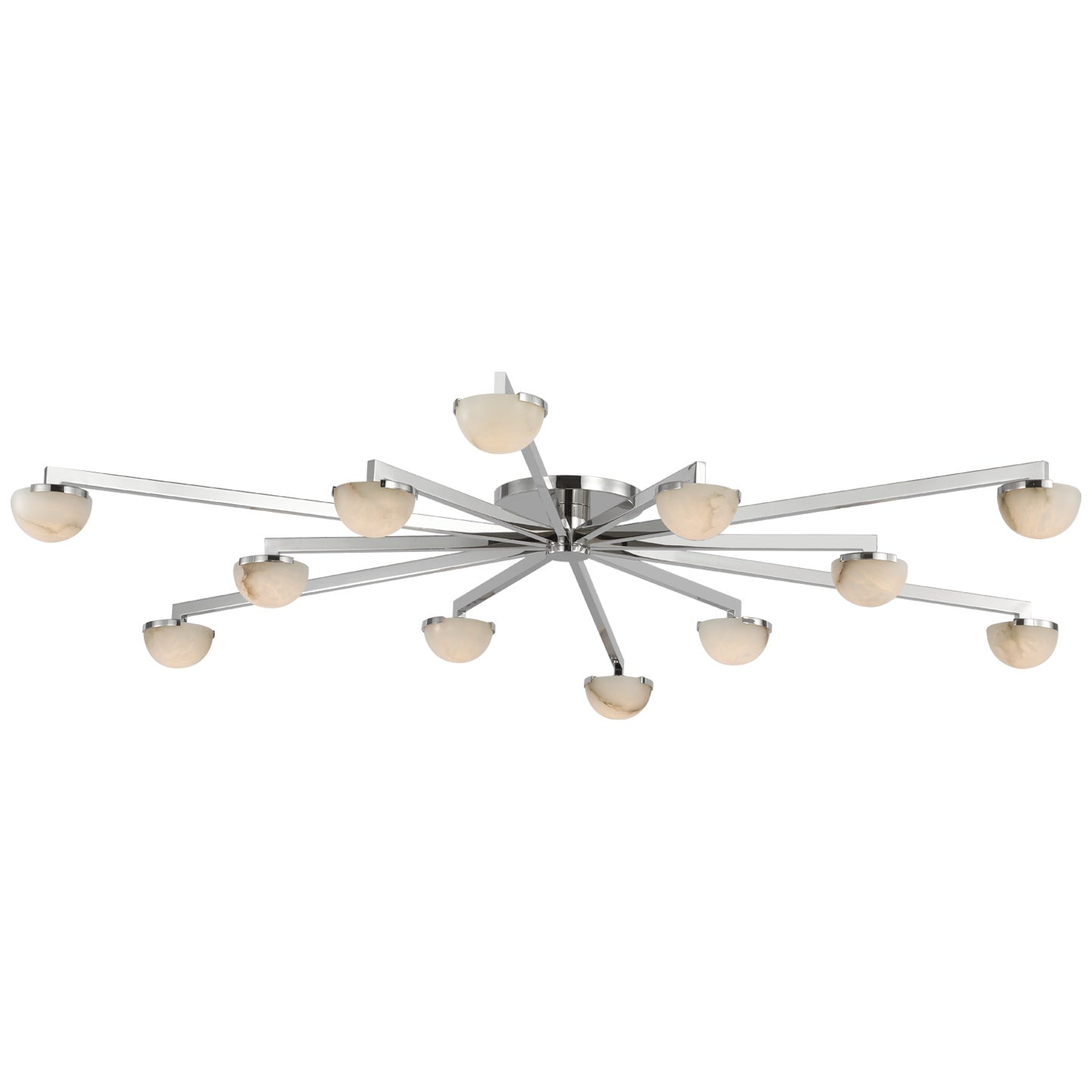 VISUAL COMFORT SIGNATURE, PEDRA STAGGERED ARM FLUSH MOUNT, FLUSH MOUNT CEILING LIGHTS