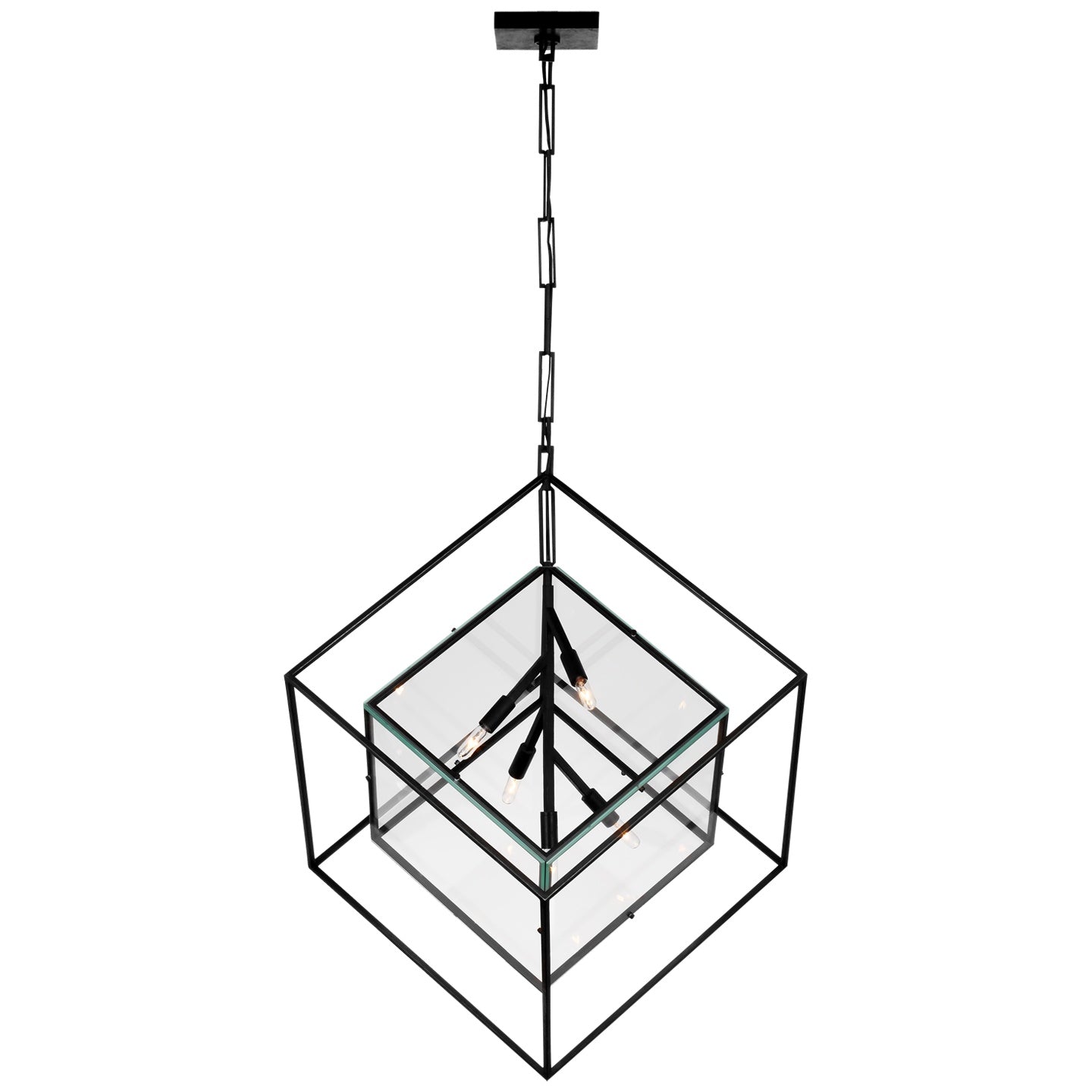 VISUAL COMFORT SIGNATURE, CUBED PENDANT, PENDANT LIGHT