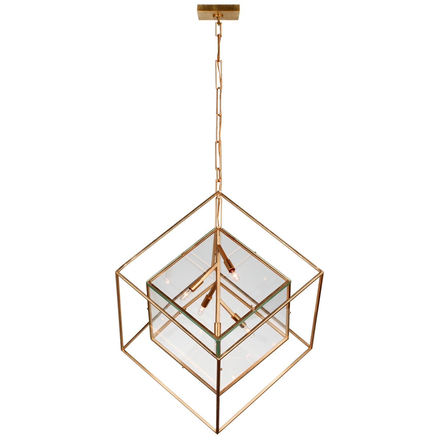 VISUAL COMFORT SIGNATURE, CUBED PENDANT, PENDANT LIGHT