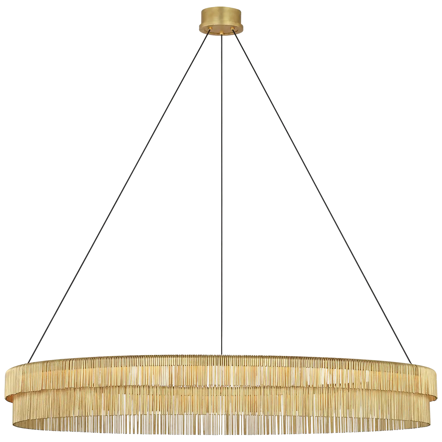 VISUAL COMFORT SIGNATURE, DIFFERO LAYERED RING CHANDELIER, CHANDELIER LIGHT