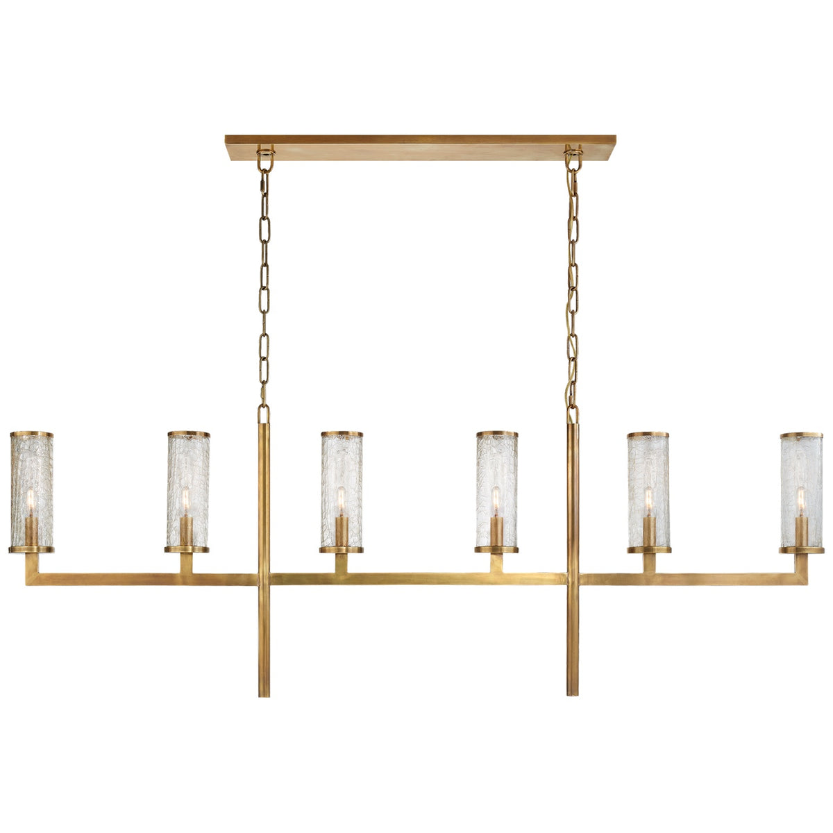 VISUAL COMFORT SIGNATURE, LIAISON LINEAR CHANDELIER, LINEAR LIGHT