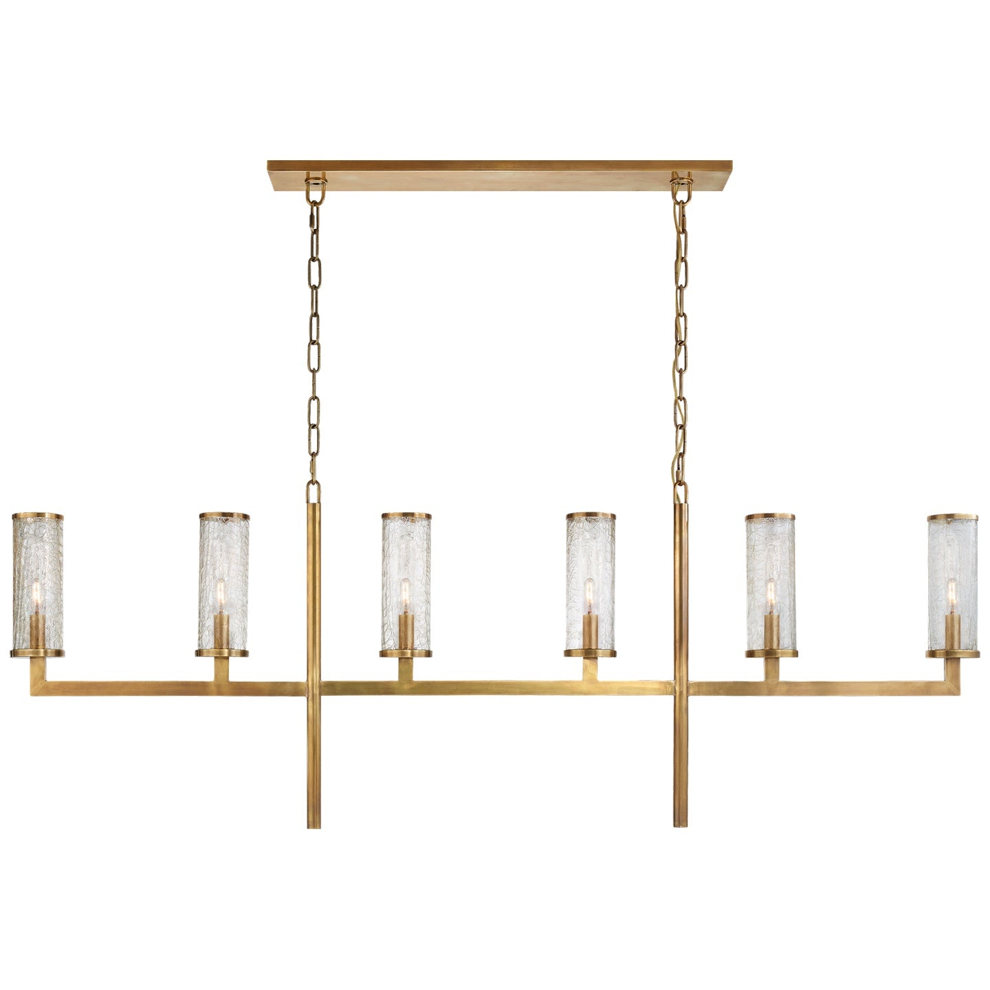 VISUAL COMFORT SIGNATURE, LIAISON LINEAR CHANDELIER, LINEAR LIGHT