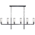 VISUAL COMFORT SIGNATURE, LIAISON LINEAR CHANDELIER, LINEAR LIGHT