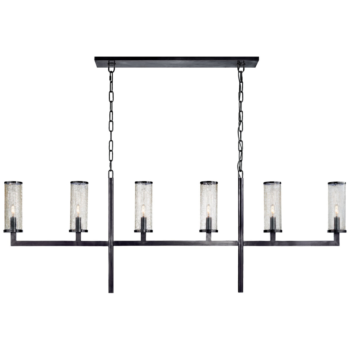 VISUAL COMFORT SIGNATURE, LIAISON LINEAR CHANDELIER, LINEAR LIGHT