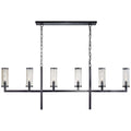 VISUAL COMFORT SIGNATURE, LIAISON LINEAR CHANDELIER, LINEAR LIGHT