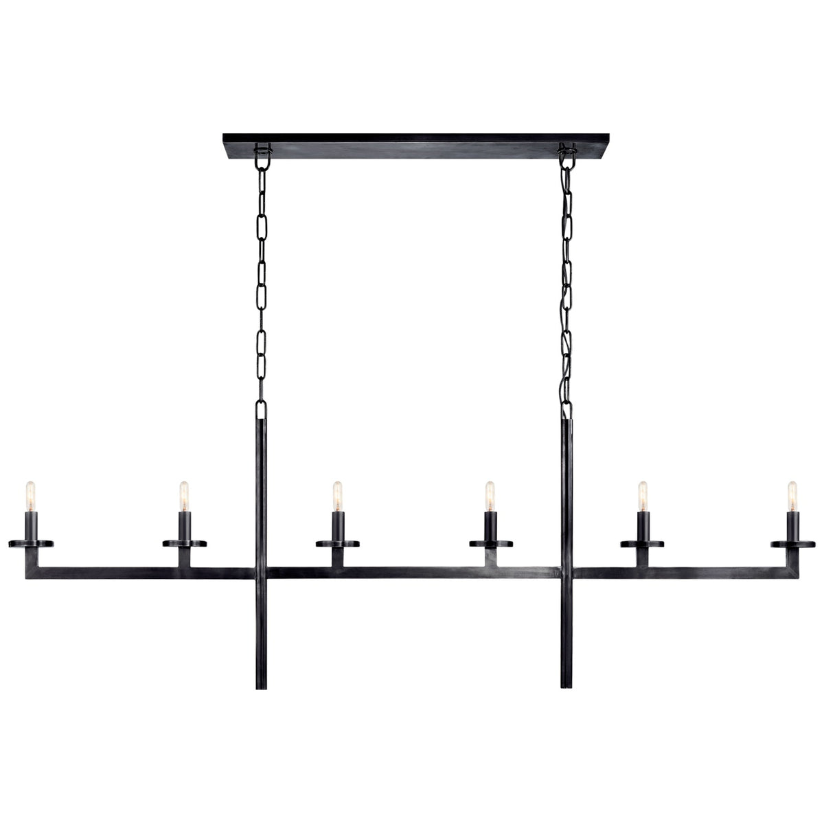 VISUAL COMFORT SIGNATURE, LIAISON LINEAR CHANDELIER, LINEAR LIGHT