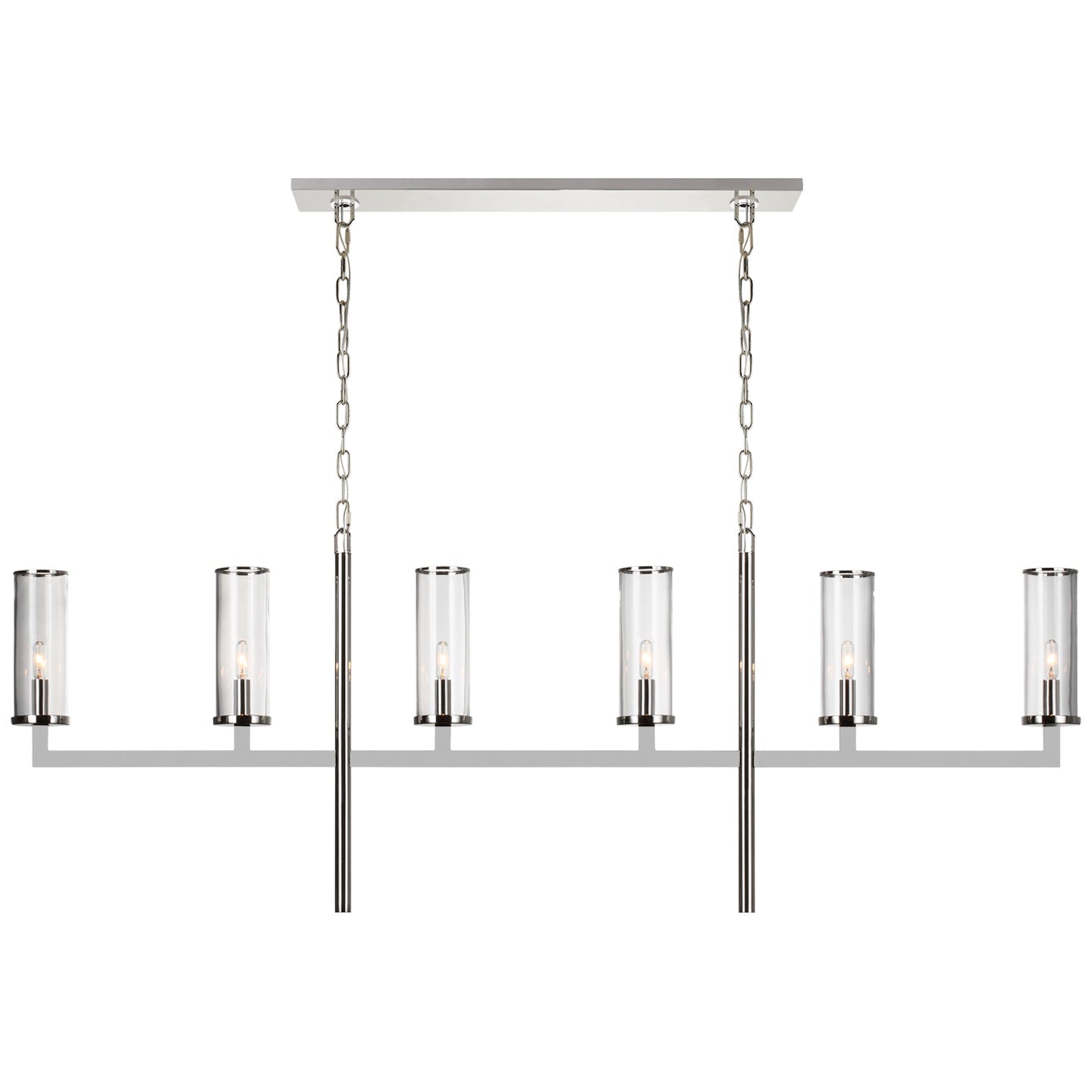 VISUAL COMFORT SIGNATURE, LIAISON LINEAR CHANDELIER, LINEAR LIGHT