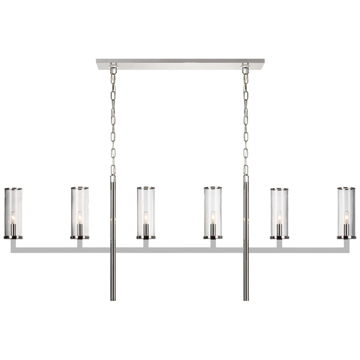 VISUAL COMFORT SIGNATURE, LIAISON LINEAR CHANDELIER, LINEAR LIGHT