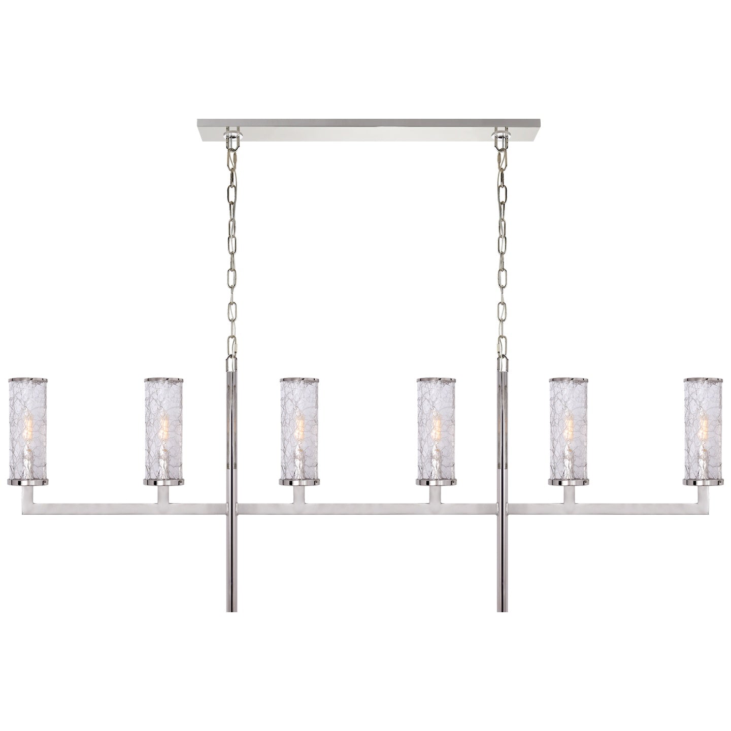 VISUAL COMFORT SIGNATURE, LIAISON LINEAR CHANDELIER, LINEAR LIGHT