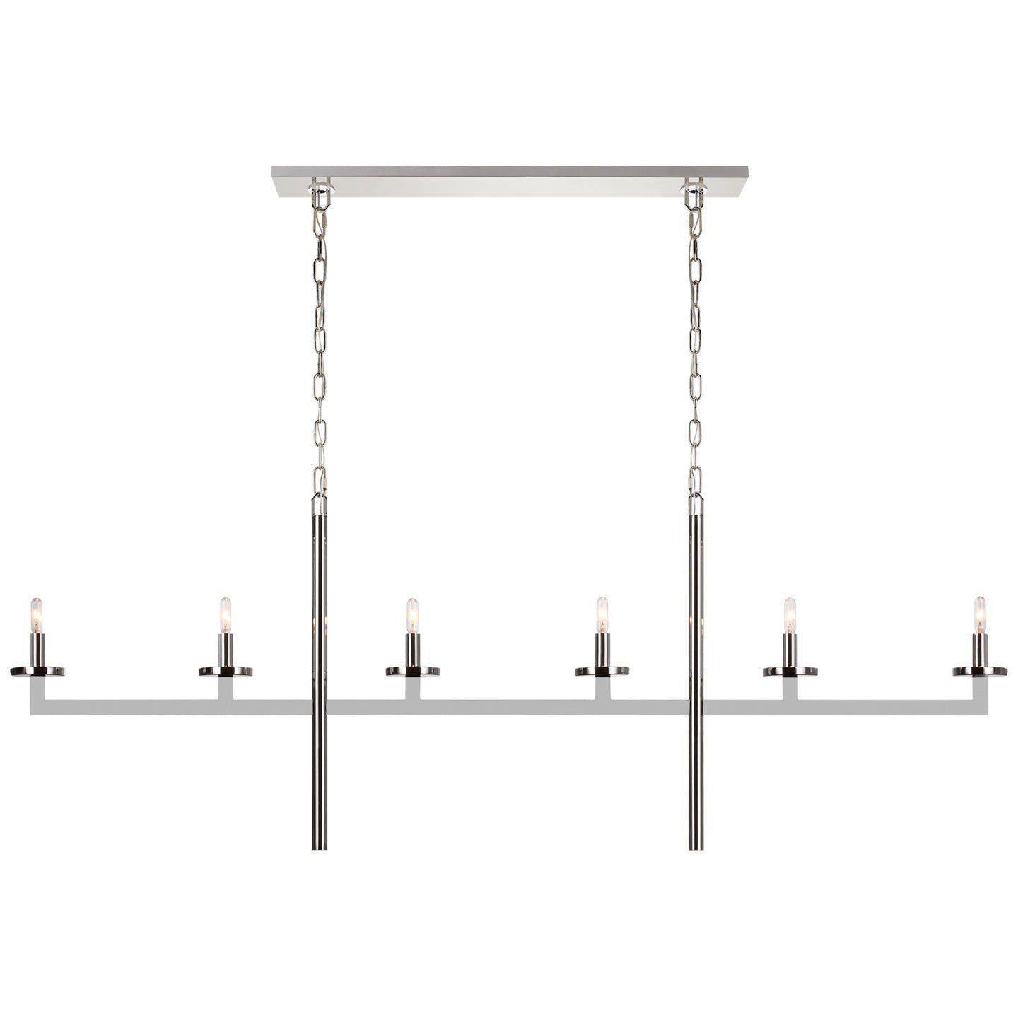 VISUAL COMFORT SIGNATURE, LIAISON LINEAR CHANDELIER, LINEAR LIGHT