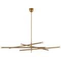 VISUAL COMFORT SIGNATURE, ROUSSEAU OVERSIZED EIGHT LIGHT ARTICULATING CHANDELIER, CHANDELIER LIGHT