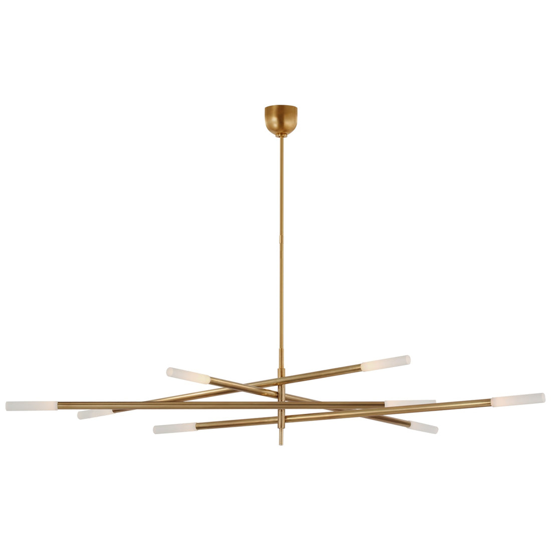 VISUAL COMFORT SIGNATURE, ROUSSEAU OVERSIZED EIGHT LIGHT ARTICULATING CHANDELIER, CHANDELIER LIGHT