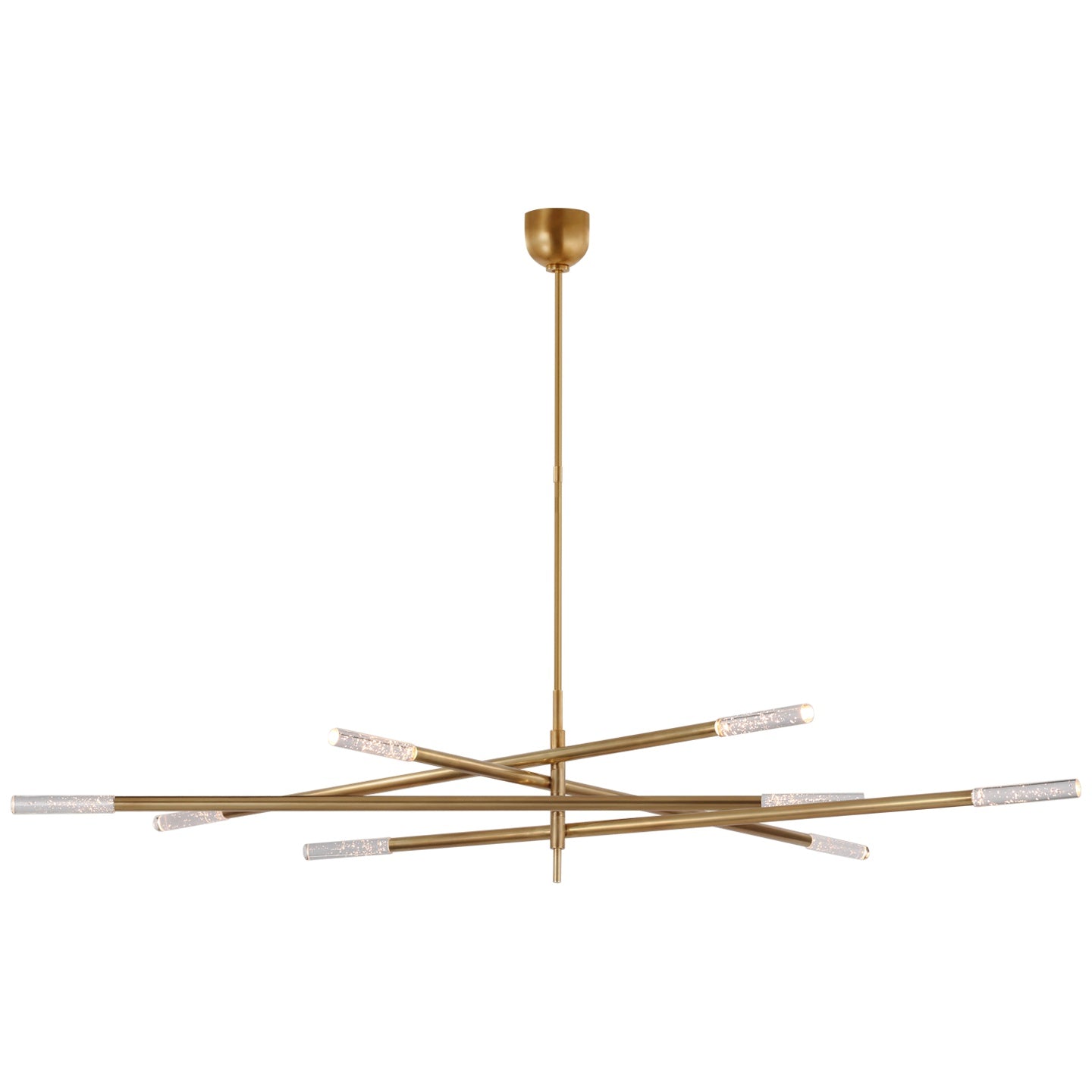 VISUAL COMFORT SIGNATURE, ROUSSEAU OVERSIZED EIGHT LIGHT ARTICULATING CHANDELIER, CHANDELIER LIGHT