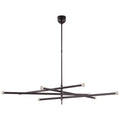 VISUAL COMFORT SIGNATURE, ROUSSEAU OVERSIZED EIGHT LIGHT ARTICULATING CHANDELIER, CHANDELIER LIGHT