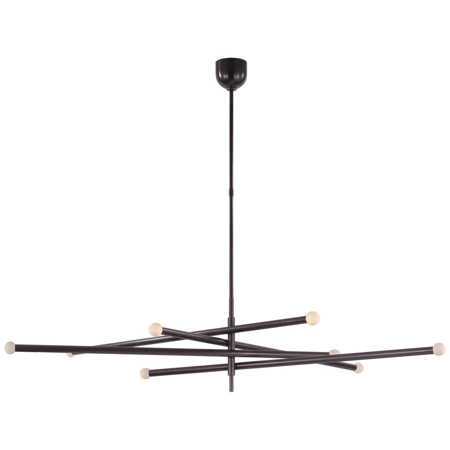 VISUAL COMFORT SIGNATURE, ROUSSEAU OVERSIZED EIGHT LIGHT ARTICULATING CHANDELIER, CHANDELIER LIGHT