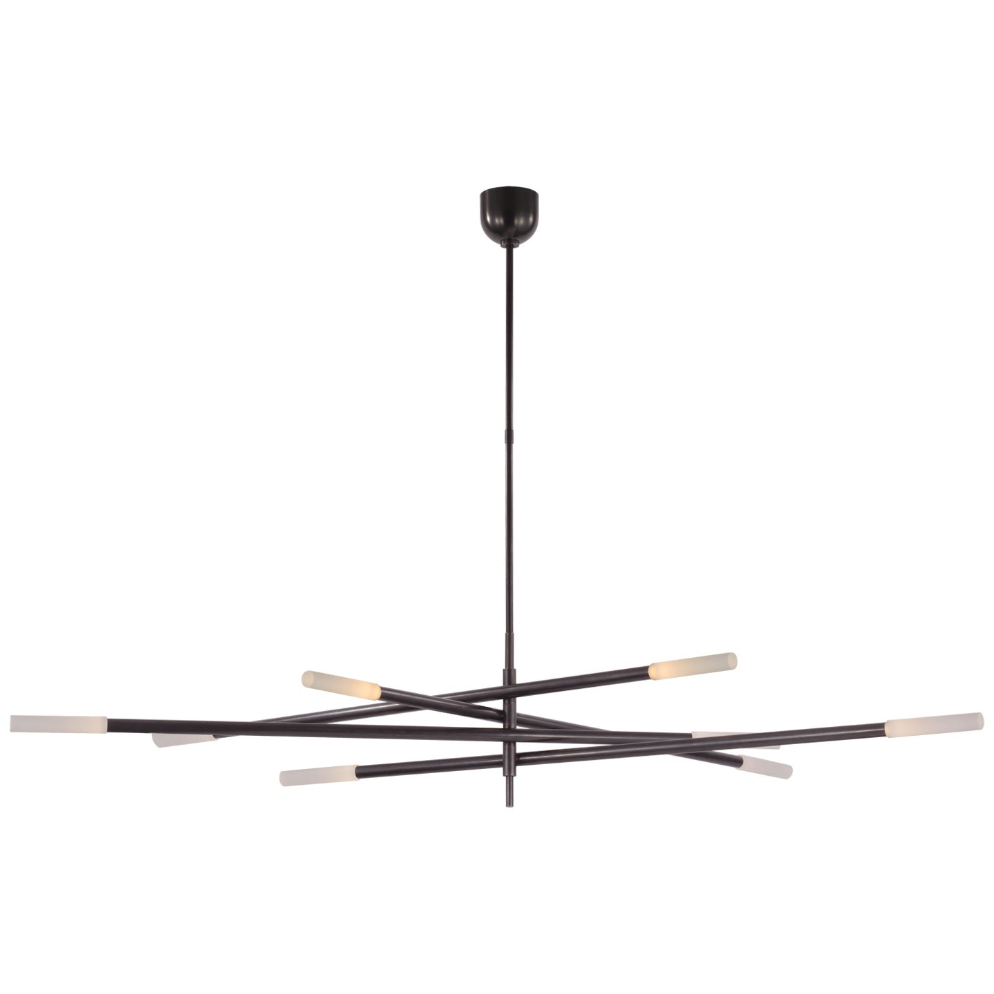 VISUAL COMFORT SIGNATURE, ROUSSEAU OVERSIZED EIGHT LIGHT ARTICULATING CHANDELIER, CHANDELIER LIGHT