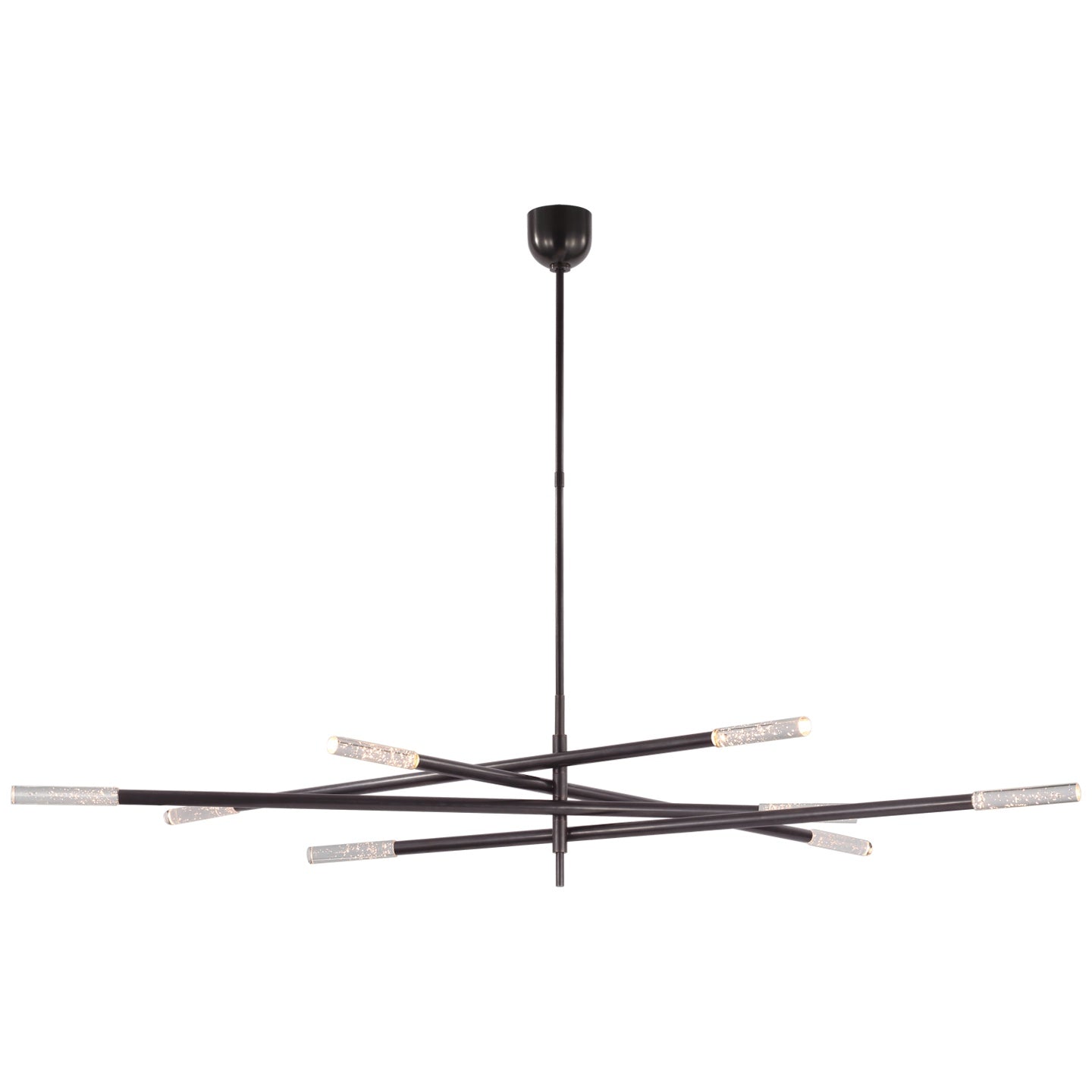 VISUAL COMFORT SIGNATURE, ROUSSEAU OVERSIZED EIGHT LIGHT ARTICULATING CHANDELIER, CHANDELIER LIGHT