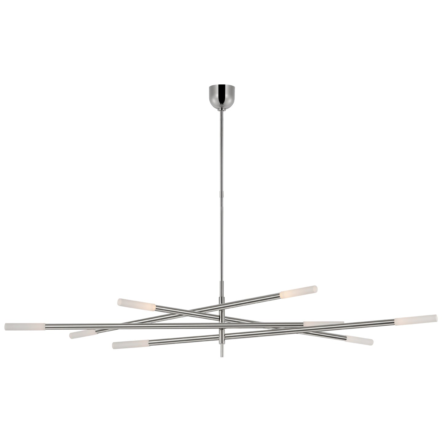 VISUAL COMFORT SIGNATURE, ROUSSEAU OVERSIZED EIGHT LIGHT ARTICULATING CHANDELIER, CHANDELIER LIGHT
