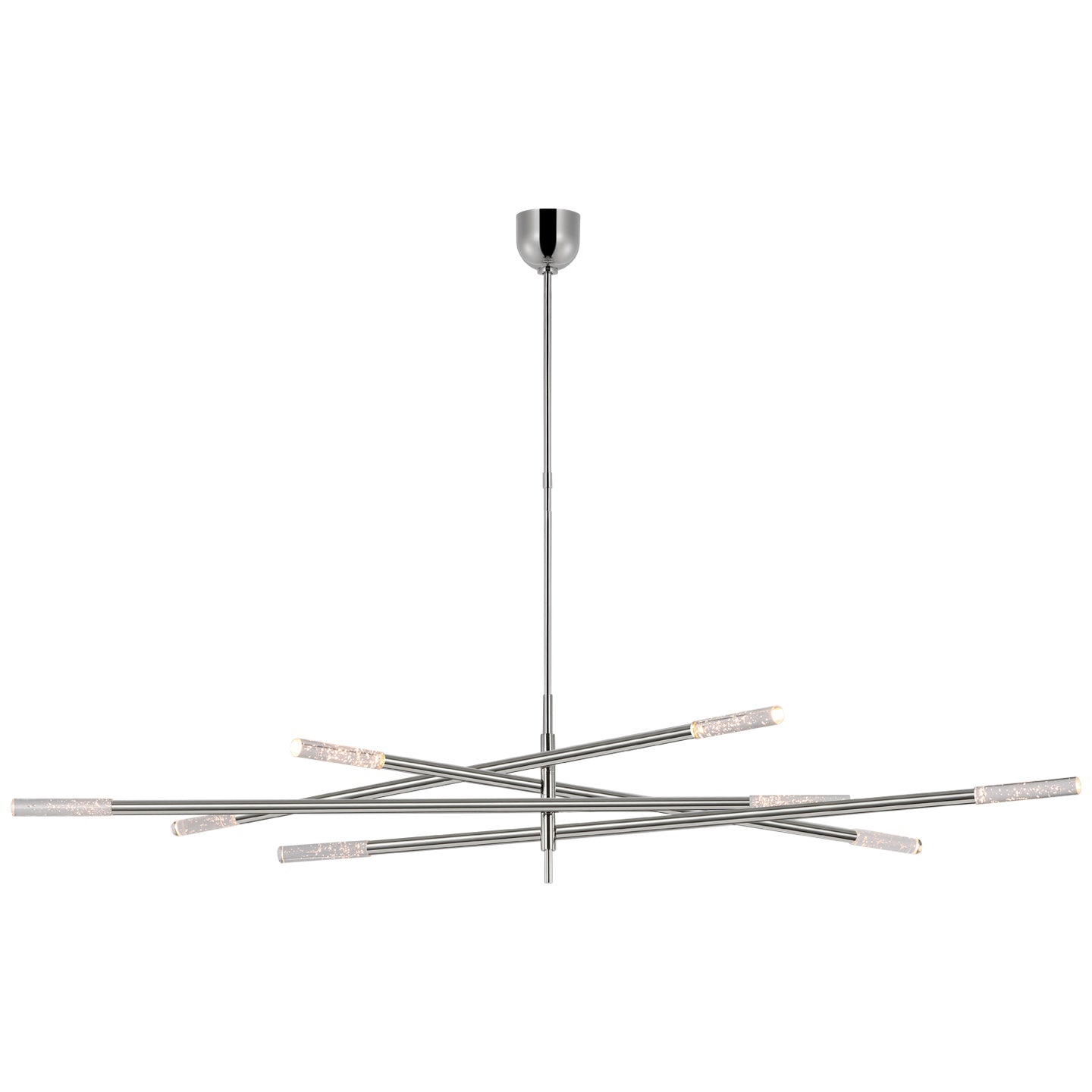 VISUAL COMFORT SIGNATURE, ROUSSEAU OVERSIZED EIGHT LIGHT ARTICULATING CHANDELIER, CHANDELIER LIGHT