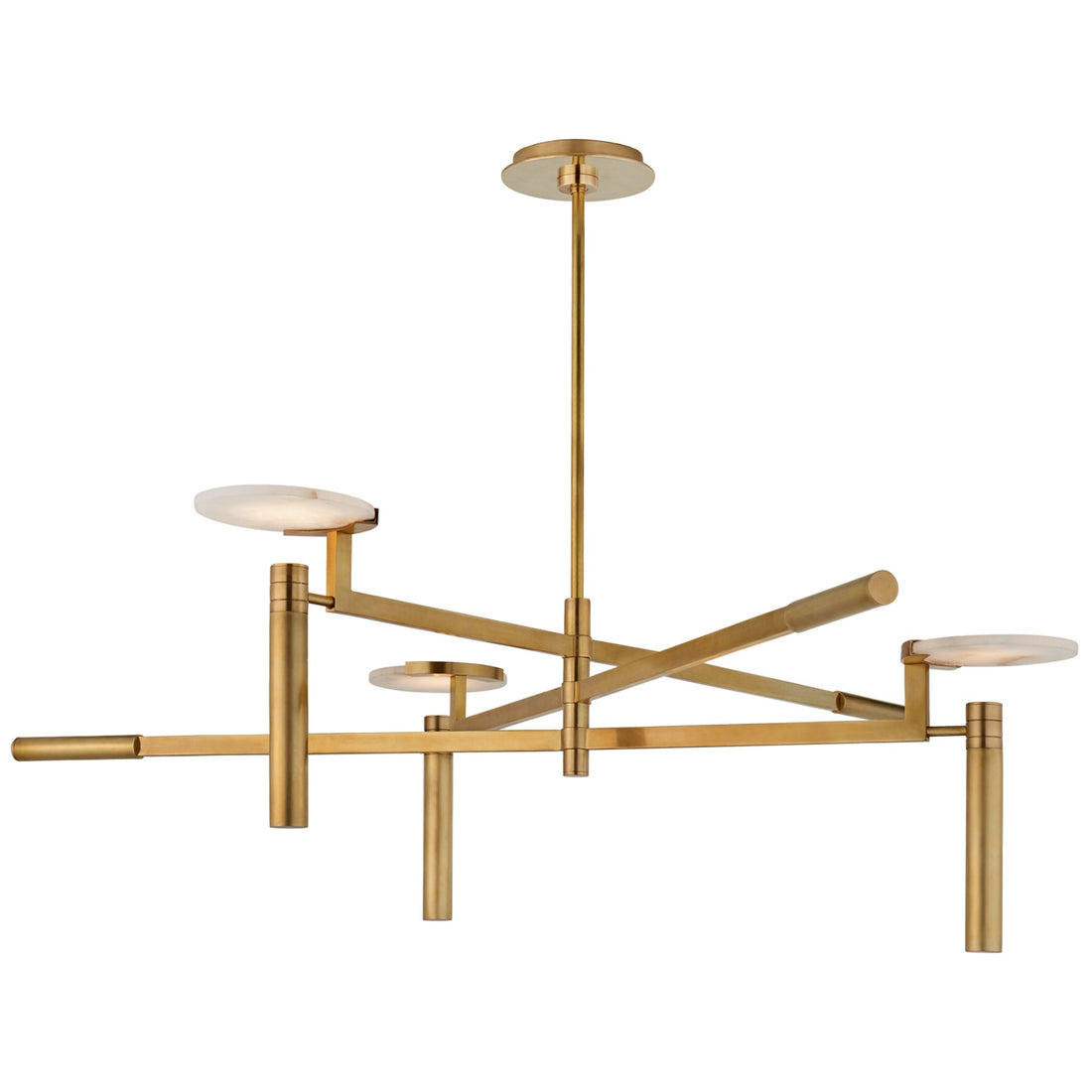 VISUAL COMFORT SIGNATURE, MELANGE FLOATING DISC CHANDELIER, CHANDELIER LIGHT