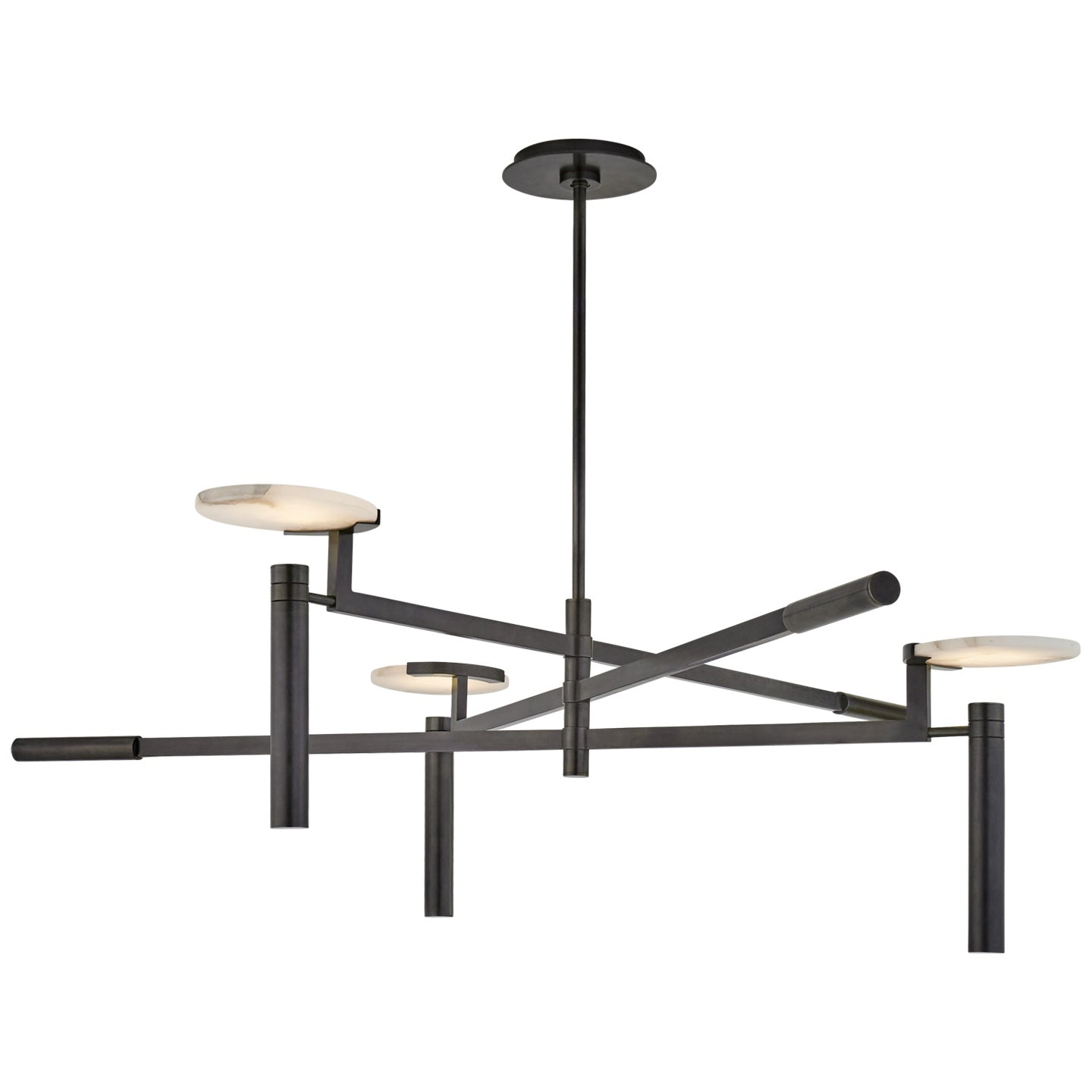 VISUAL COMFORT SIGNATURE, MELANGE FLOATING DISC CHANDELIER, CHANDELIER LIGHT