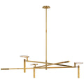 VISUAL COMFORT SIGNATURE, MELANGE GRANDE FLOATING DISC CHANDELIER, CHANDELIER LIGHT