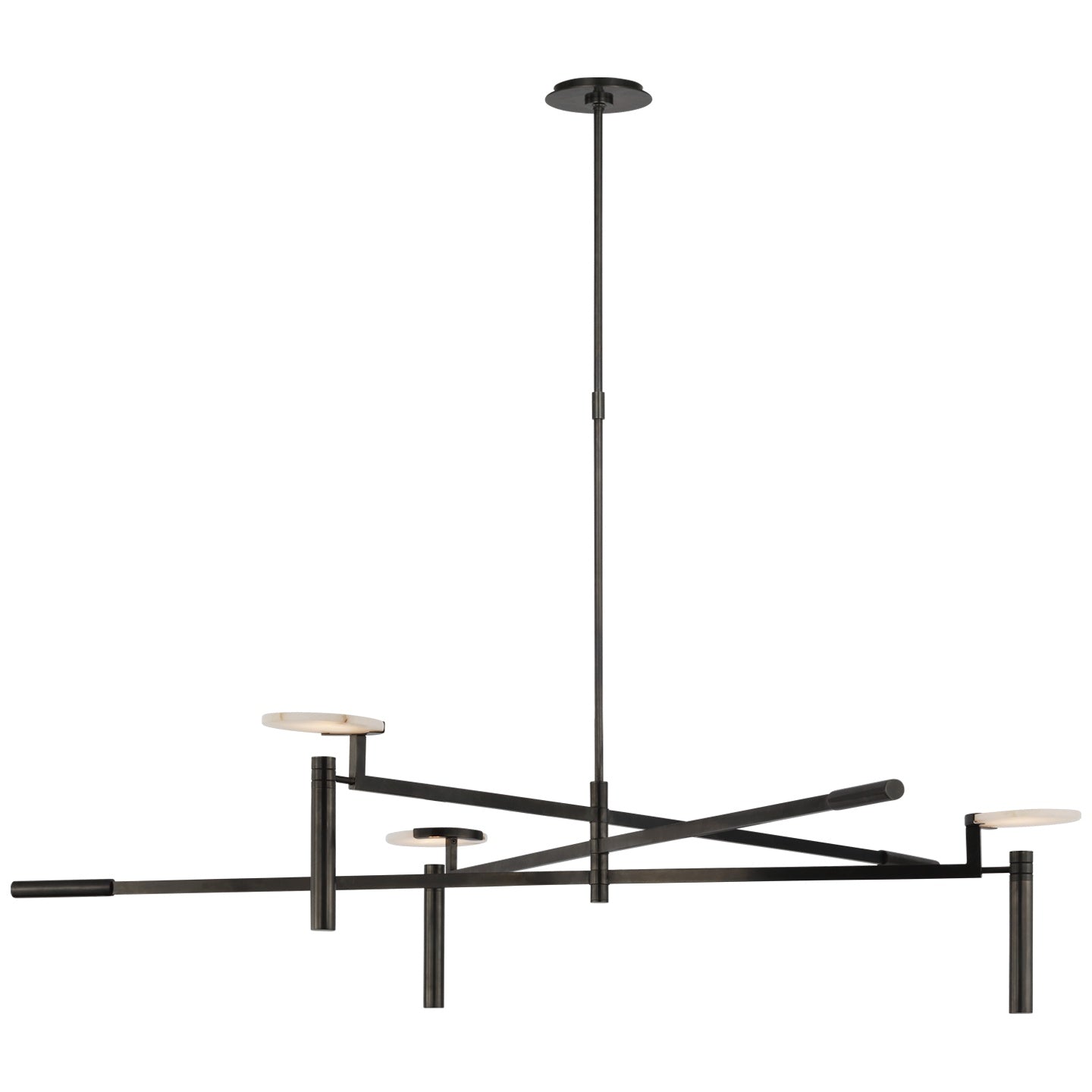 VISUAL COMFORT SIGNATURE, MELANGE GRANDE FLOATING DISC CHANDELIER, CHANDELIER LIGHT