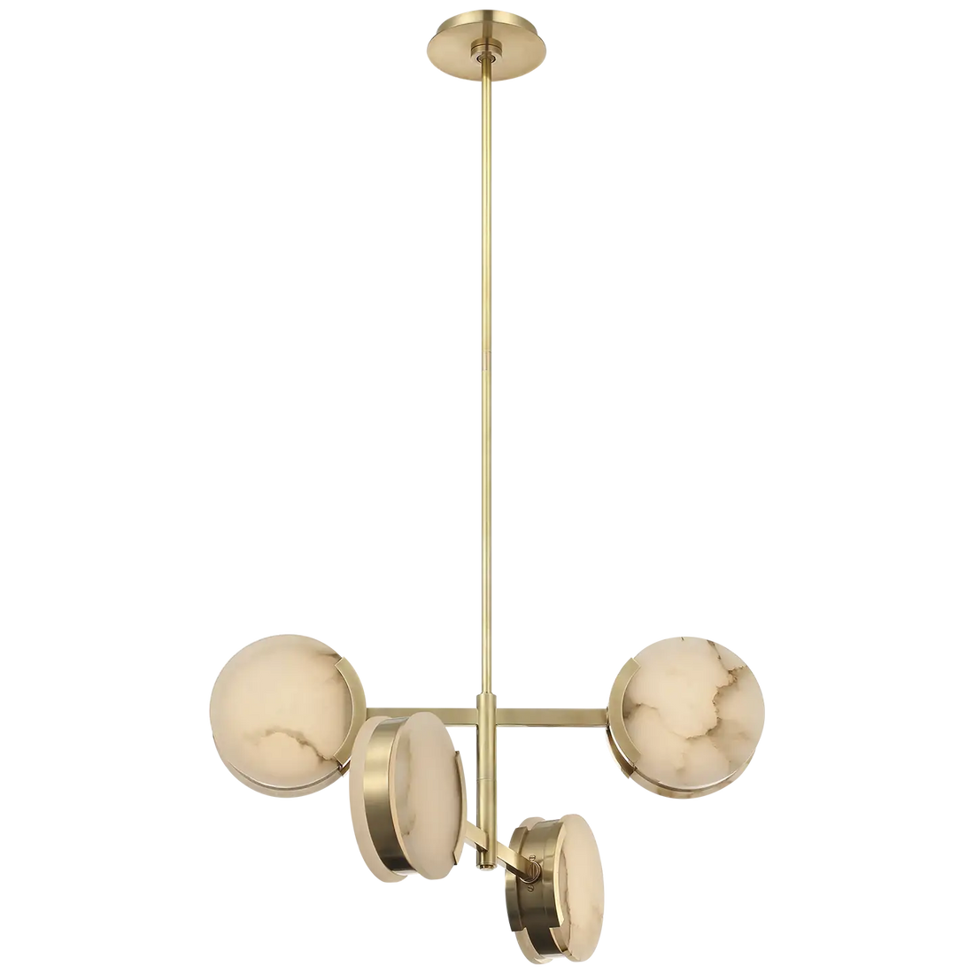 VISUAL COMFORT SIGNATURE, MELANGE MULTI-POSITIONAL SEMI-FLUSH CHANDELIER, CHANDELIER LIGHT