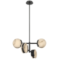 VISUAL COMFORT SIGNATURE, MELANGE MULTI-POSITIONAL SEMI-FLUSH CHANDELIER, CHANDELIER LIGHT