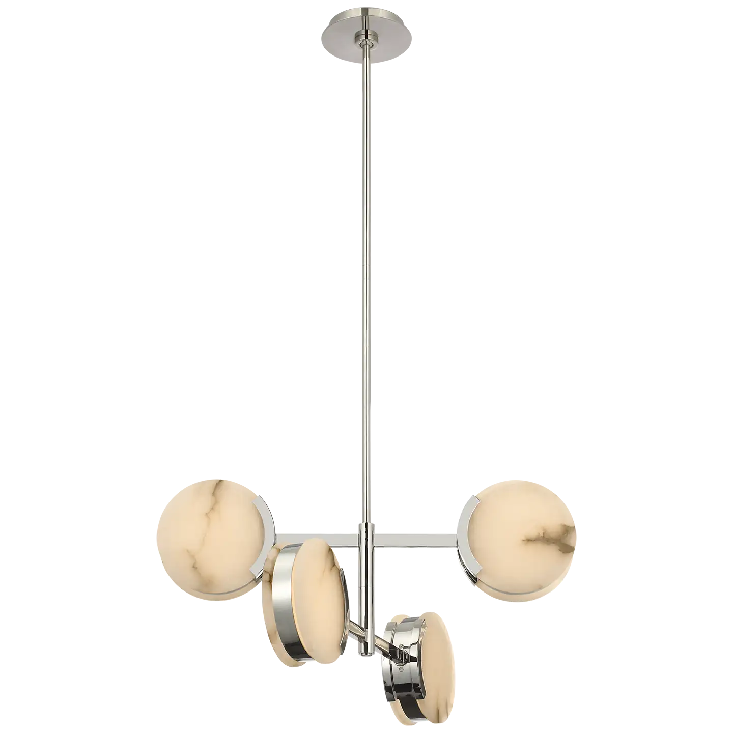 VISUAL COMFORT SIGNATURE, MELANGE MULTI-POSITIONAL SEMI-FLUSH CHANDELIER, CHANDELIER LIGHT