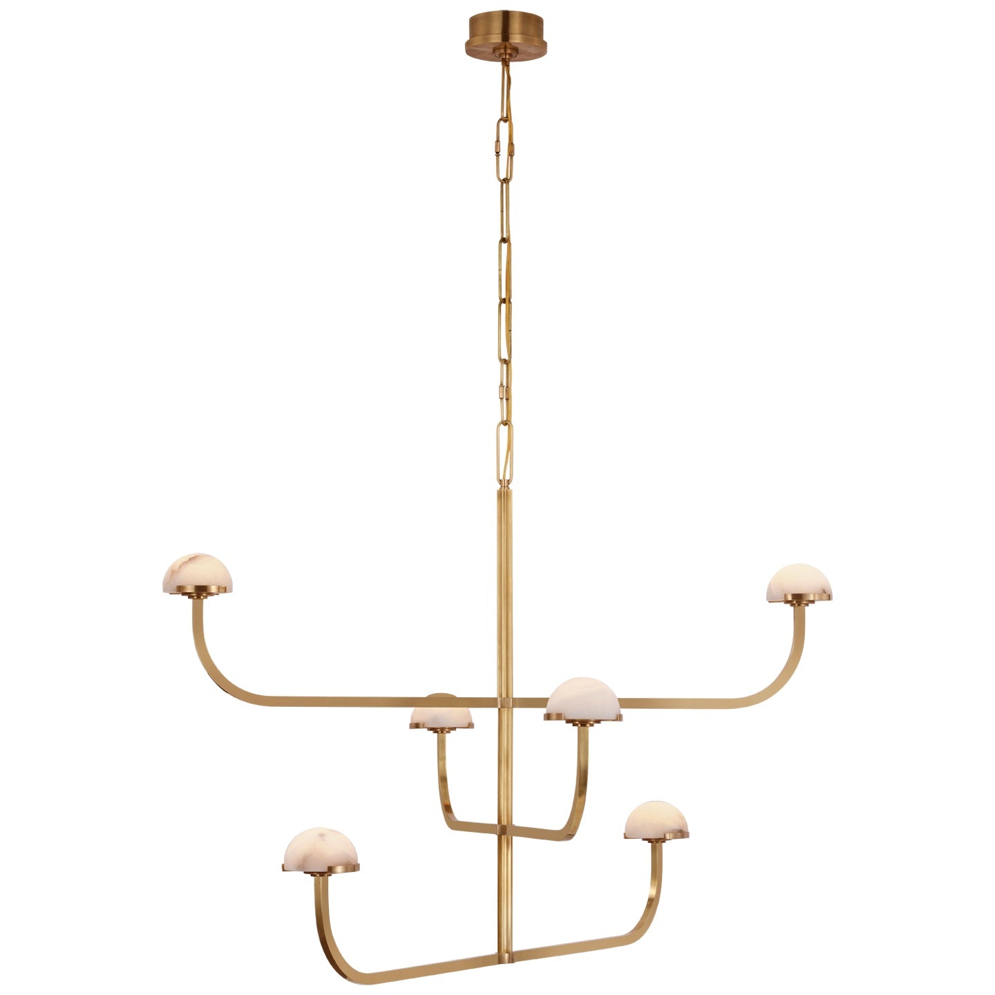 VISUAL COMFORT SIGNATURE, PEDRA SHALLOW CHANDELIER, CHANDELIER LIGHT