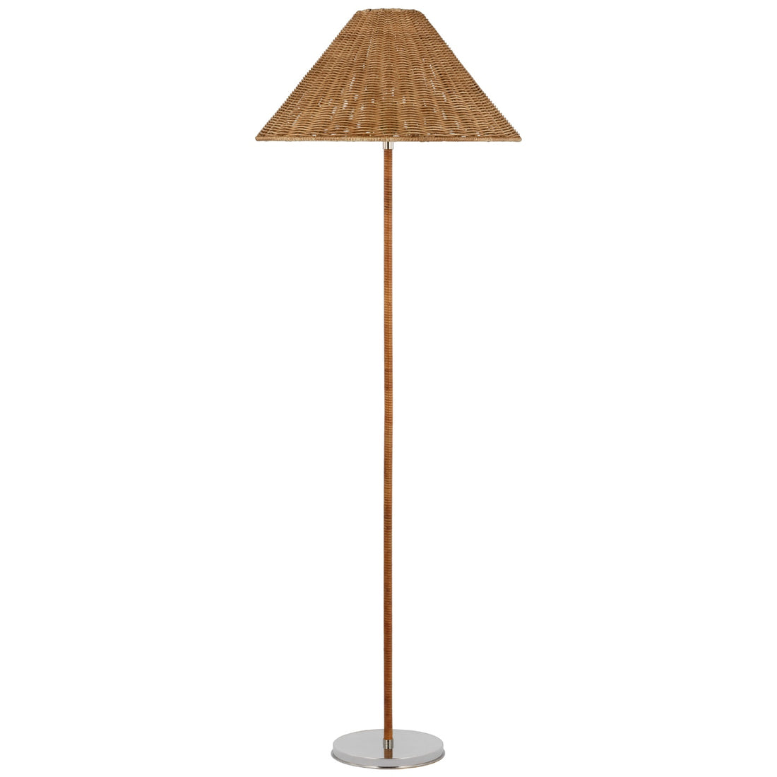 VISUAL COMFORT SIGNATURE, WIMBERLEY WRAPPED FLOOR LAMP, FLOOR LAMP