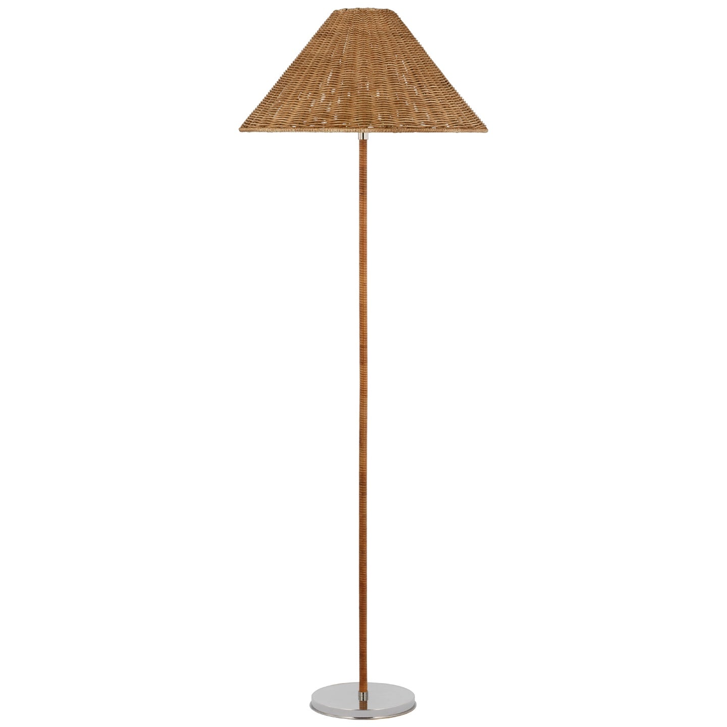 VISUAL COMFORT SIGNATURE, WIMBERLEY WRAPPED FLOOR LAMP, FLOOR LAMP