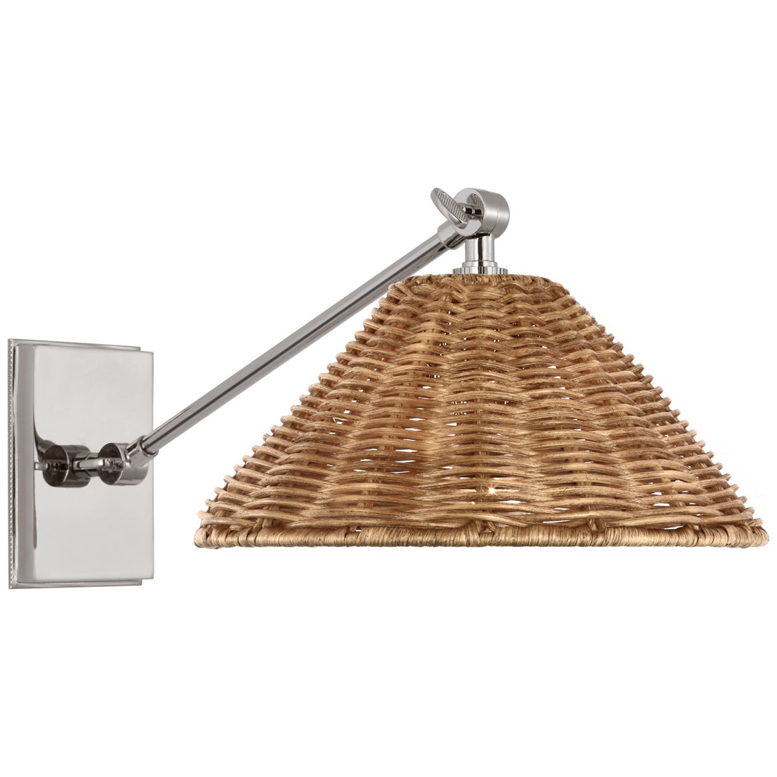 VISUAL COMFORT SIGNATURE, WIMBERLEY SINGLE LIBRARY WALL LIGHT, WALL SCONCES