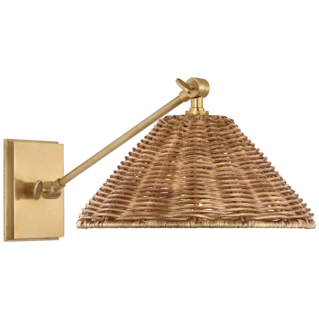 VISUAL COMFORT SIGNATURE, WIMBERLEY SINGLE LIBRARY WALL LIGHT, WALL SCONCES