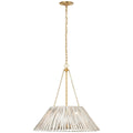 VISUAL COMFORT SIGNATURE, CORINNE WRAPPED HANGING SHADE, PENDANT LIGHT SHADES
