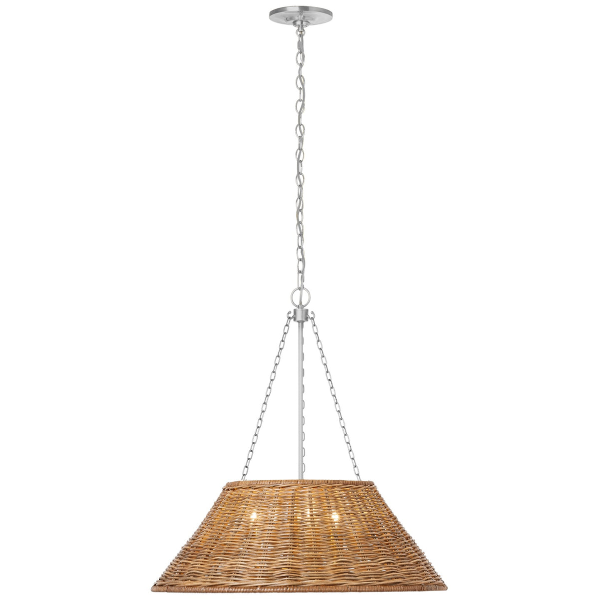 VISUAL COMFORT SIGNATURE, CORINNE WOVEN HANGING SHADE, PENDANT LIGHT SHADES
