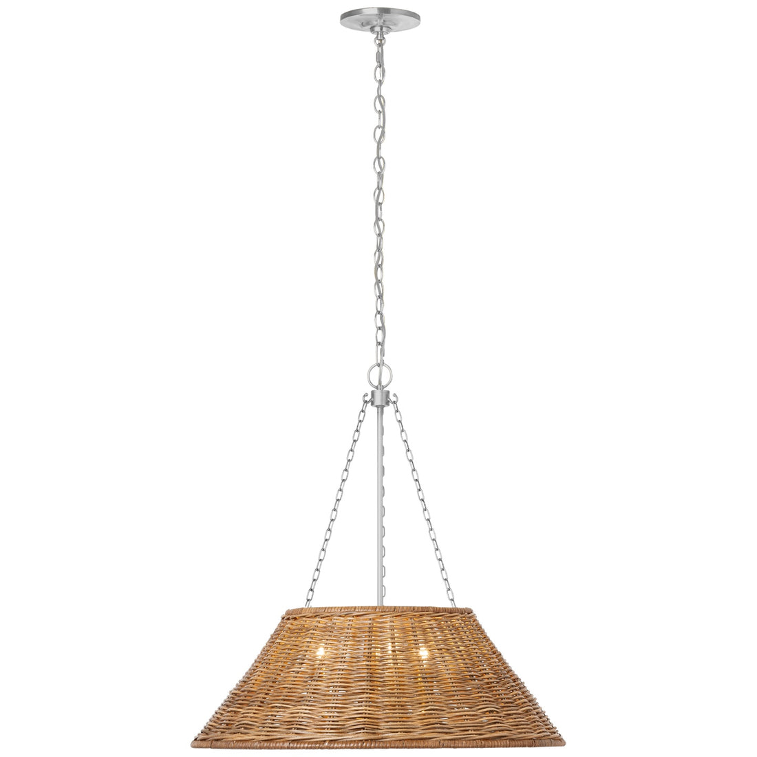 VISUAL COMFORT SIGNATURE, CORINNE WOVEN HANGING SHADE, PENDANT LIGHT SHADES