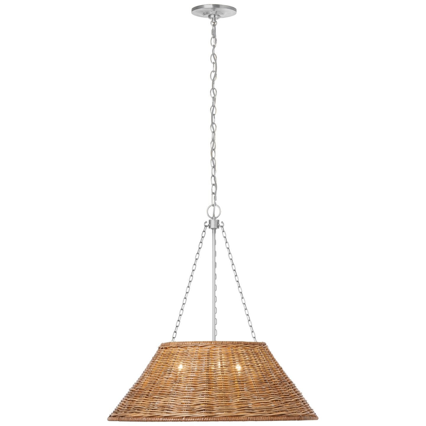 VISUAL COMFORT SIGNATURE, CORINNE WOVEN HANGING SHADE, PENDANT LIGHT SHADES