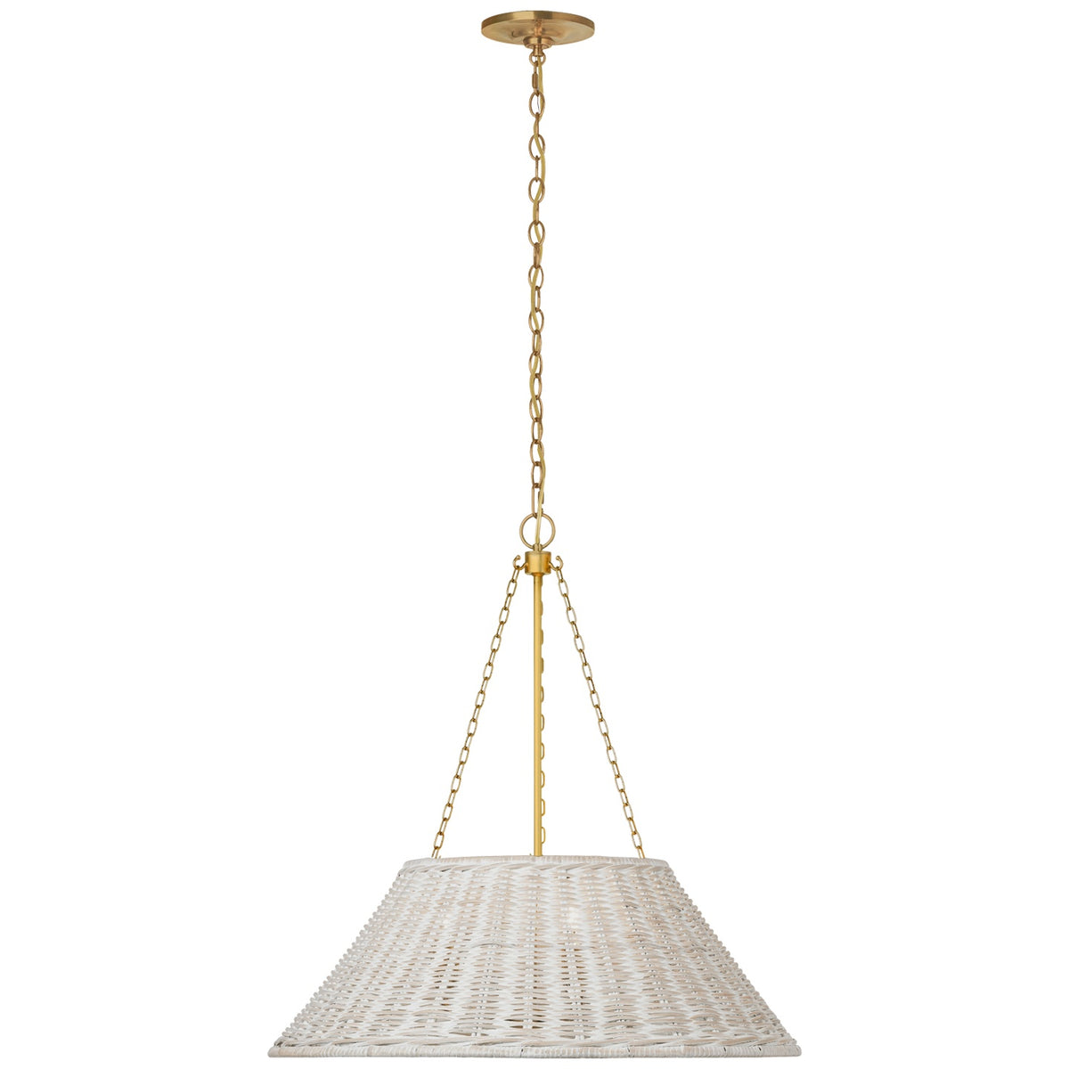VISUAL COMFORT SIGNATURE, CORINNE WOVEN HANGING SHADE, PENDANT LIGHT SHADES