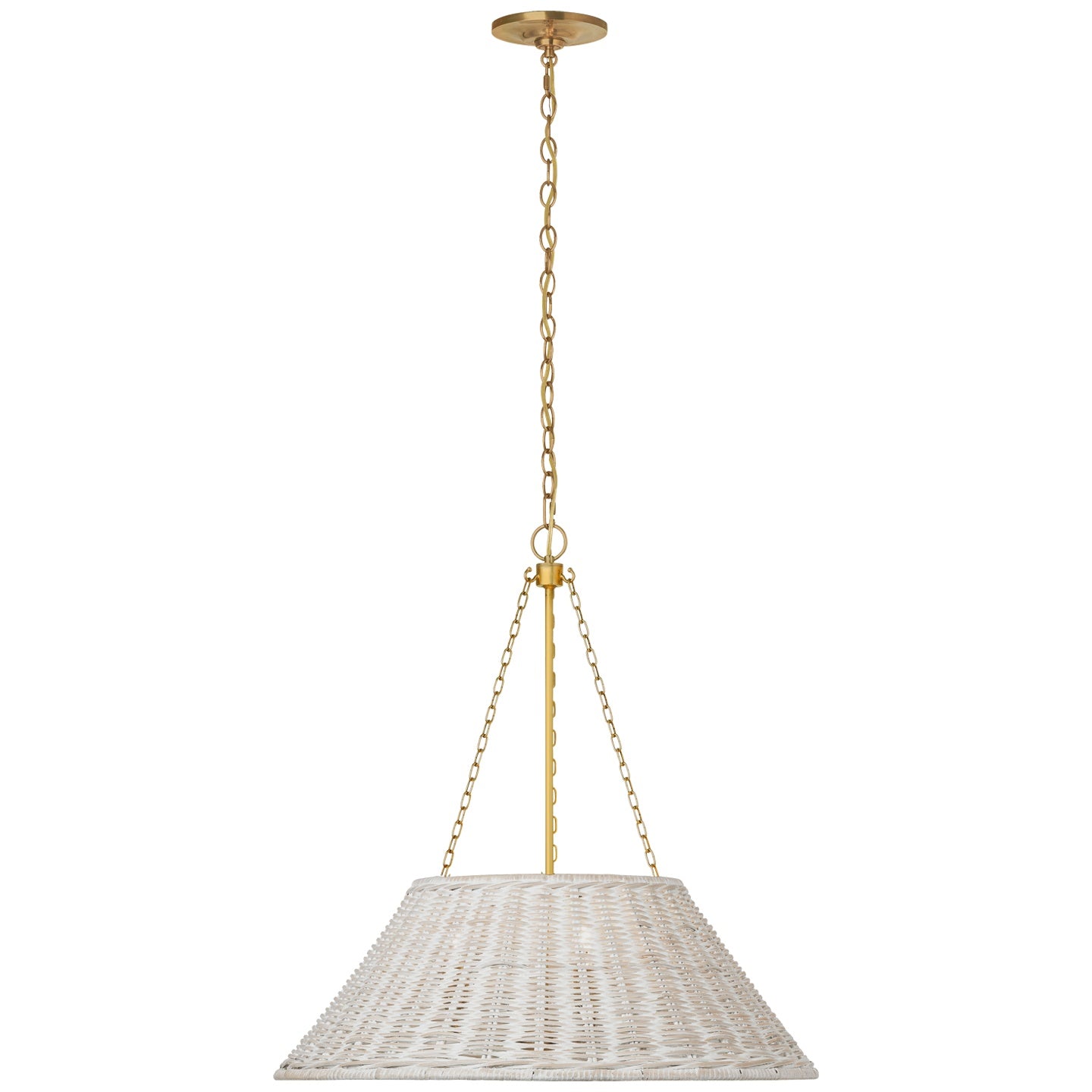 VISUAL COMFORT SIGNATURE, CORINNE WOVEN HANGING SHADE, PENDANT LIGHT SHADES