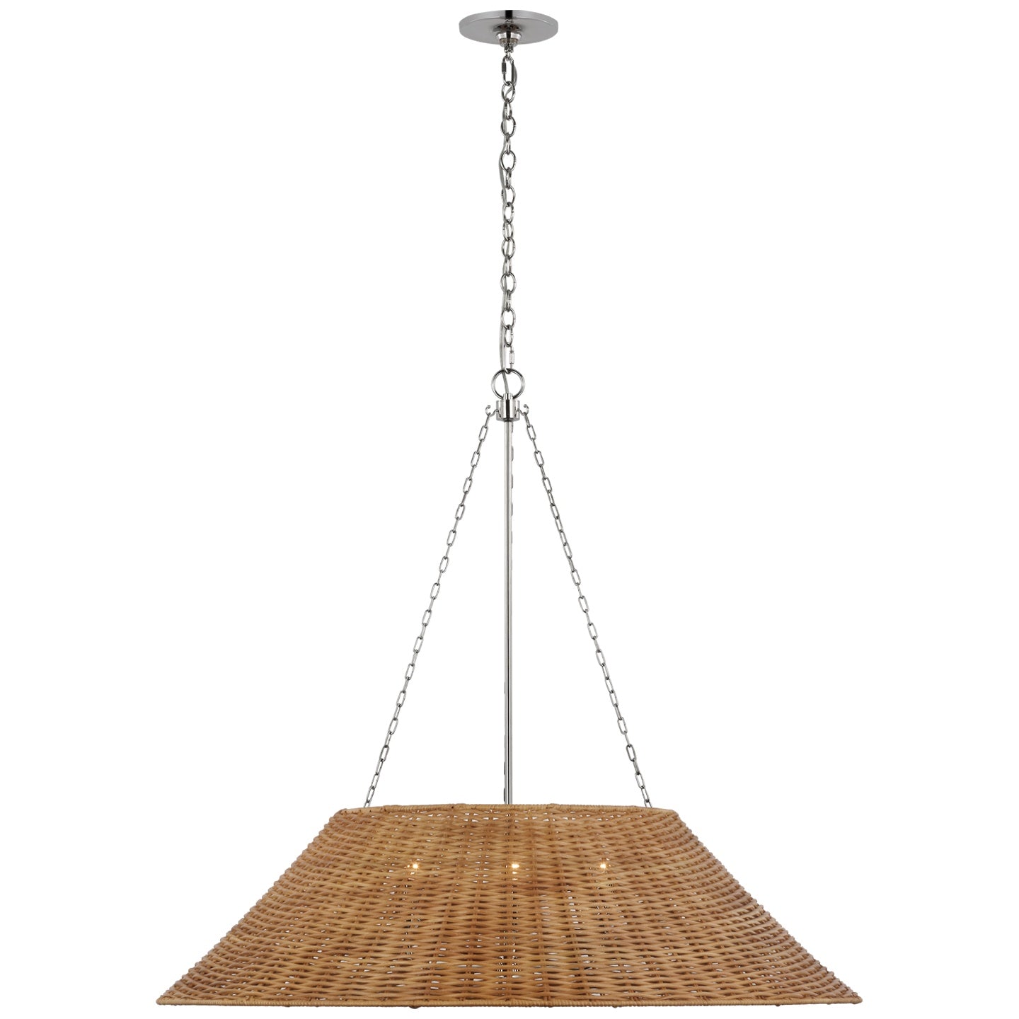 VISUAL COMFORT SIGNATURE, CORINNE WOVEN HANGING SHADE, PENDANT LIGHT SHADES