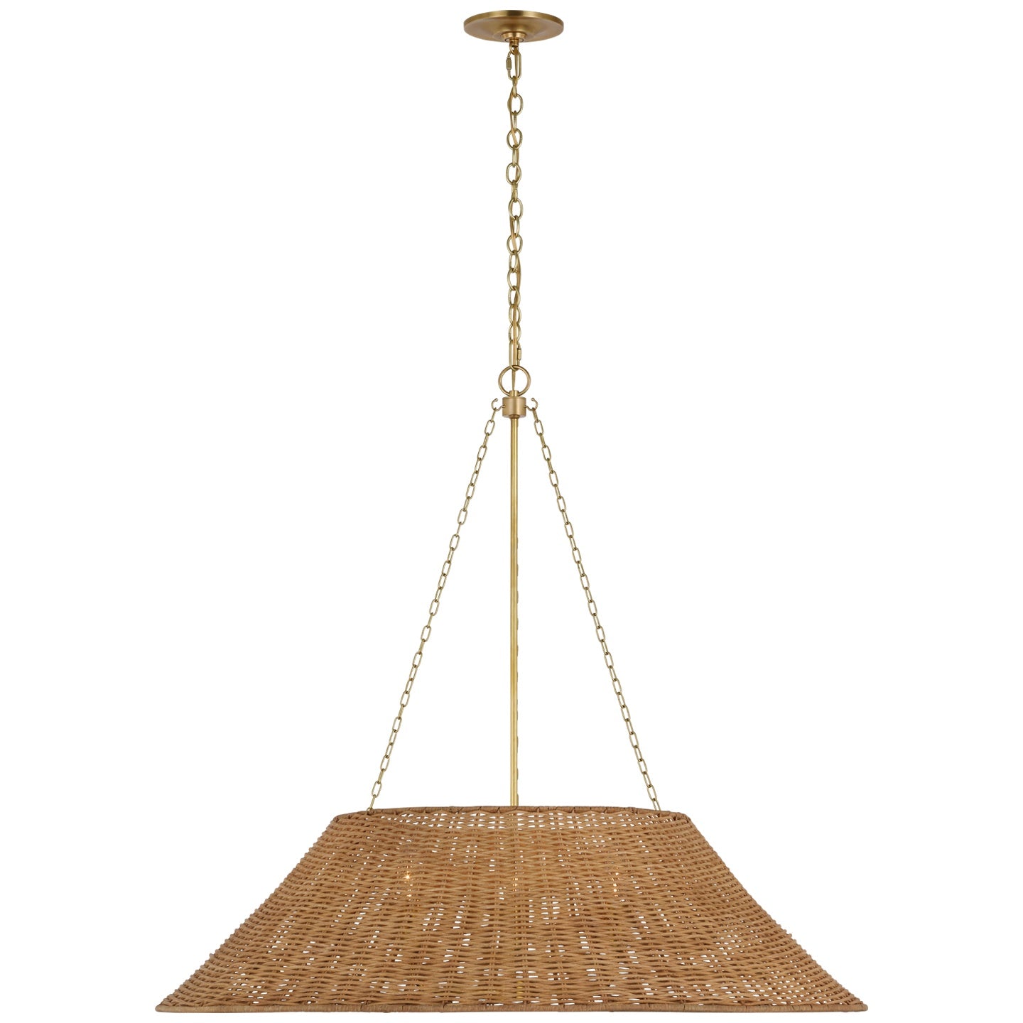 VISUAL COMFORT SIGNATURE, CORINNE WOVEN HANGING SHADE, PENDANT LIGHT SHADES