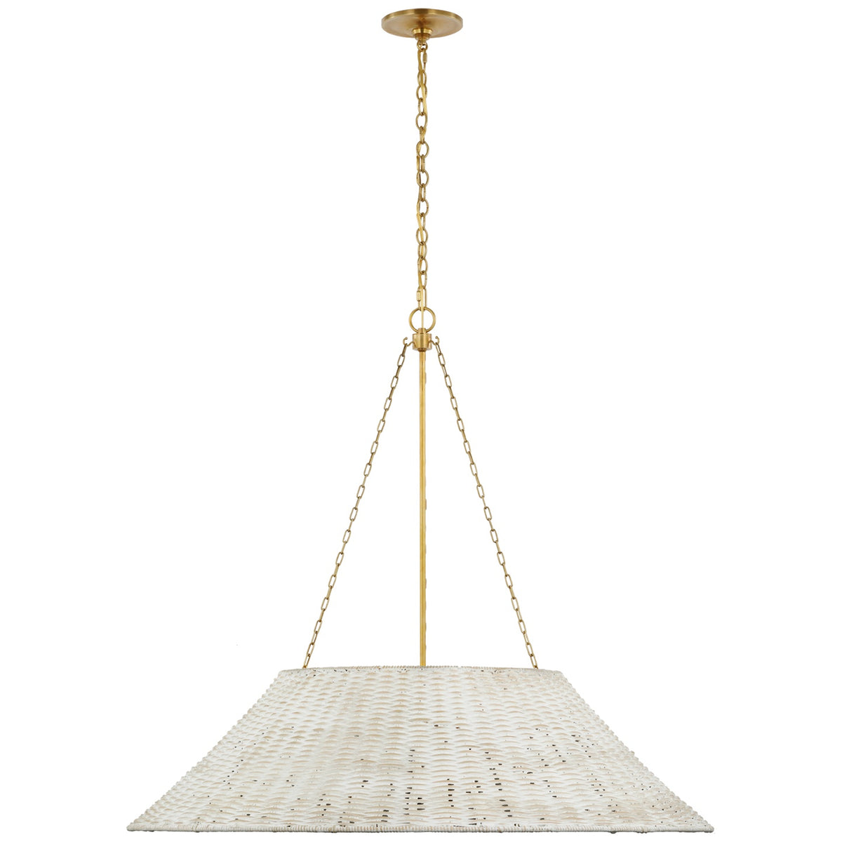 VISUAL COMFORT SIGNATURE, CORINNE WOVEN HANGING SHADE, PENDANT LIGHT SHADES