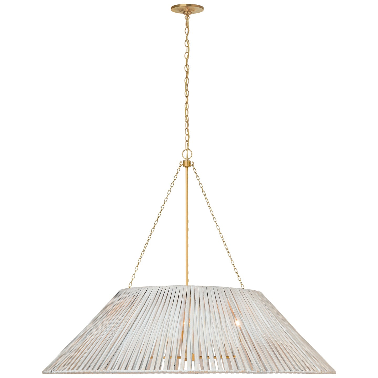 VISUAL COMFORT SIGNATURE, CORINNE WRAPPED HANGING SHADE, PENDANT LIGHT SHADES