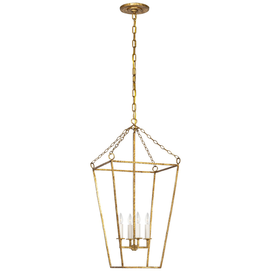 VISUAL COMFORT SIGNATURE, MALLOY OPEN FRAME FORGED LANTERN, LANTERN CEILING LIGHT